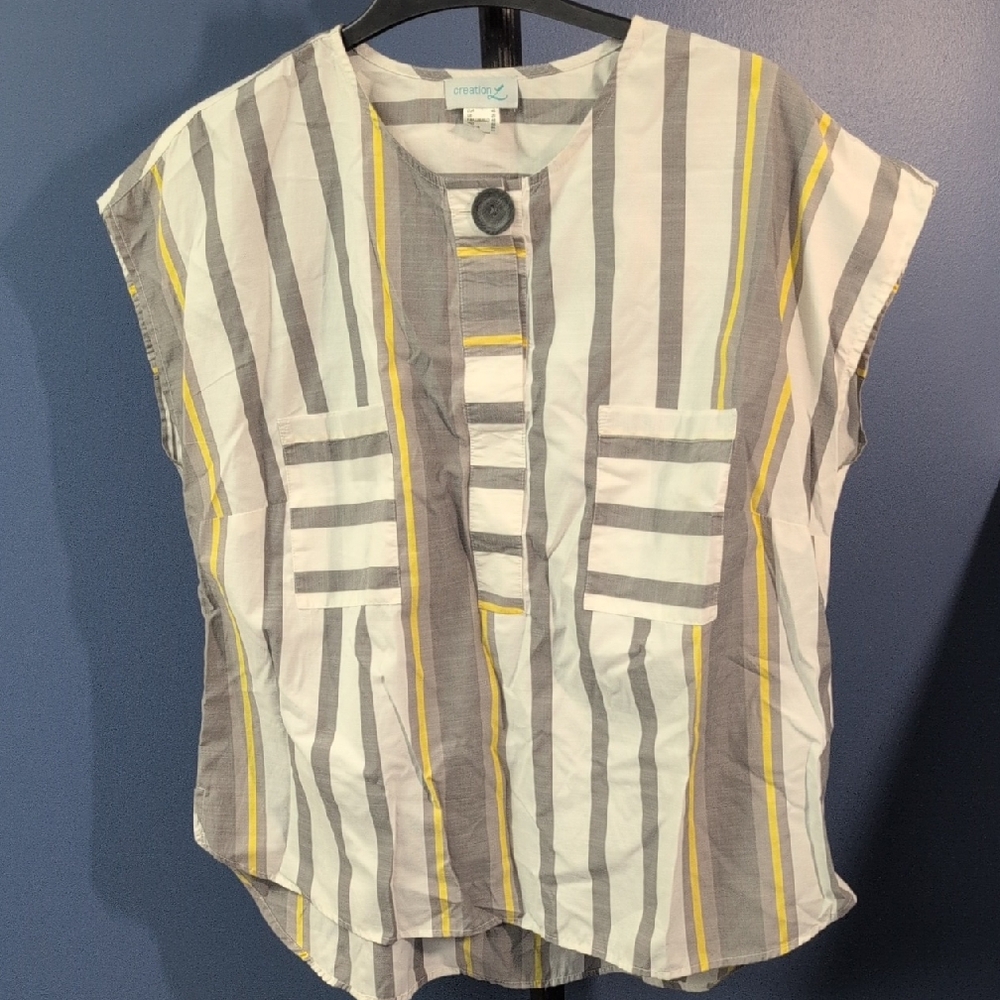 Creative z Multicolor Striped Blouse